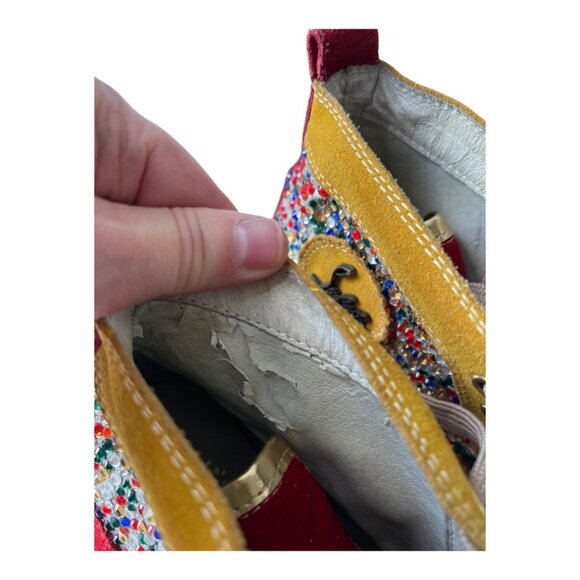 CHRISTIAN LOUBOUTIN BIP BIP WOMAN ORLATO FLAT GLITTER SNEAKERS Size: EU 40, US 9 - Picture 16 of 16
